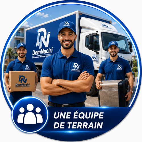 Une équipe de terrain